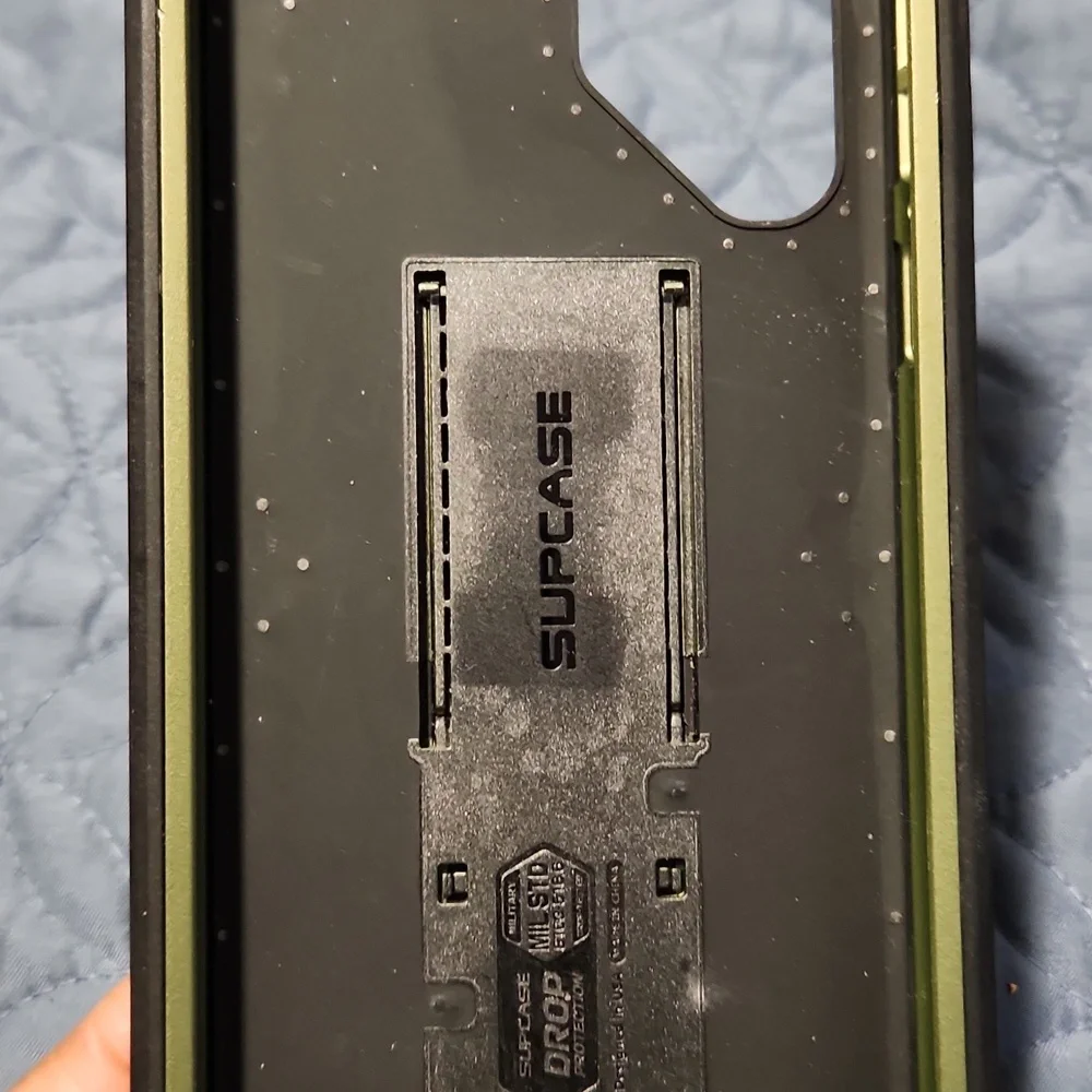 S22 Ultra Green Supcase Wiyh Belt Clip Case